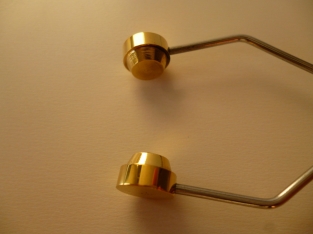 A&M Ceramic Bobbin Holder Wood - 2 x Ceramic Small